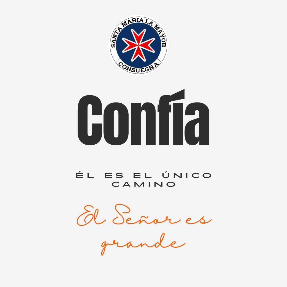 Grupos de adultos de la Parroquia de Consuegra. Confía en el Señor.