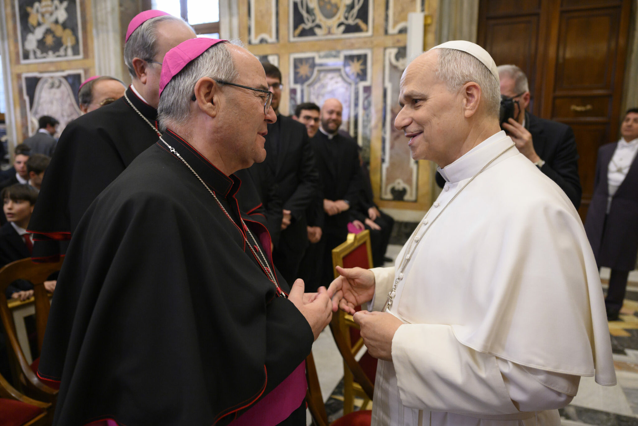 El Papa León XIV y D. Francisco