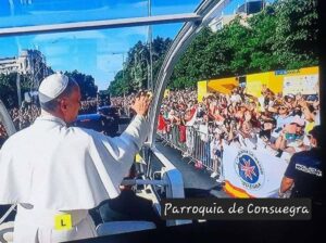 Parroquia de Consuegra con el Papa León XIV en Madrid